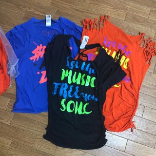 ズンバ(Zumba)のzumba ズンバ　リメイクTシャツ　4枚(Tシャツ(半袖/袖なし))