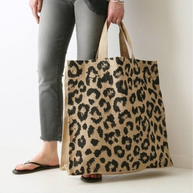 MAISON BENGAL/メゾン ベンガル Leopard BAGトートバッグ