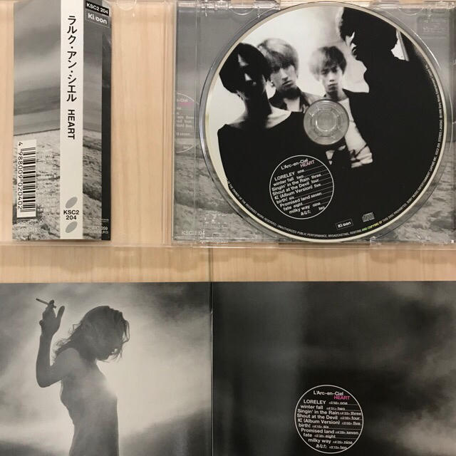 ラルク・アン・シエル/ハート初版帯付き　CD, ポスターセット 1