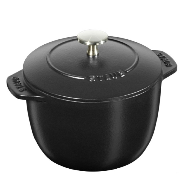 お値下げしました！【新品・未使用】STAUB　ストウブ　ライス　ココット　黒ストウブ