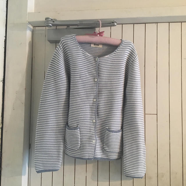 Ron Herman - RHC cardigan&black linen blouse&thermal.