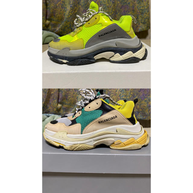 売り切り　balenciaga triple s 2色セット