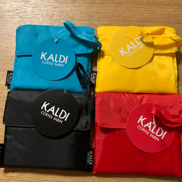 KALDI(カルディ)のカルディ　エコバッグ　4色セット♡ レディースのバッグ(エコバッグ)の商品写真