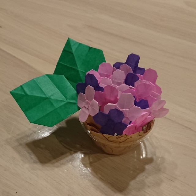 折り紙 紫陽花 立体の通販 By Haruiro S Shop ラクマ