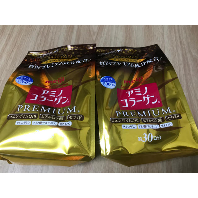 明治(メイジ)の明治アミノコラーゲン プレミアム  詰め替え用 食品/飲料/酒の健康食品(コラーゲン)の商品写真