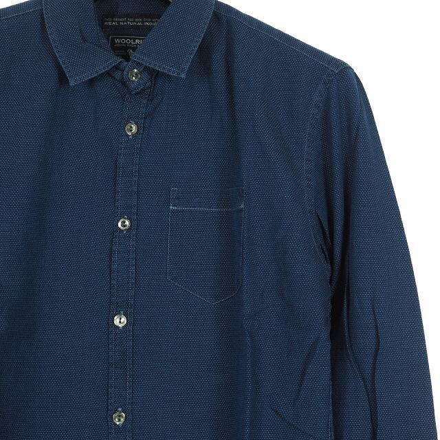 WOOLRICH(ウールリッチ)のウールリッチ WOOLRICH DOBBY SHIRT インディゴ染め メンズのトップス(シャツ)の商品写真