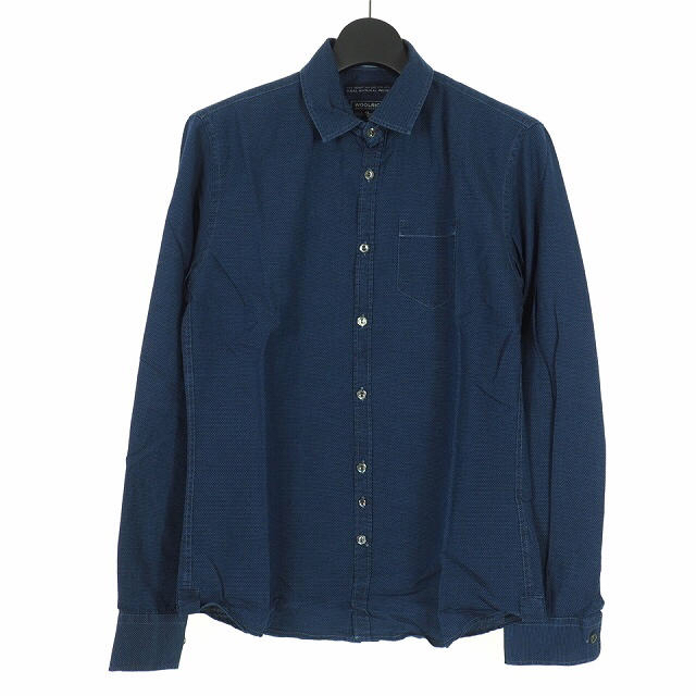 WOOLRICH(ウールリッチ)のウールリッチ WOOLRICH DOBBY SHIRT インディゴ染め メンズのトップス(シャツ)の商品写真