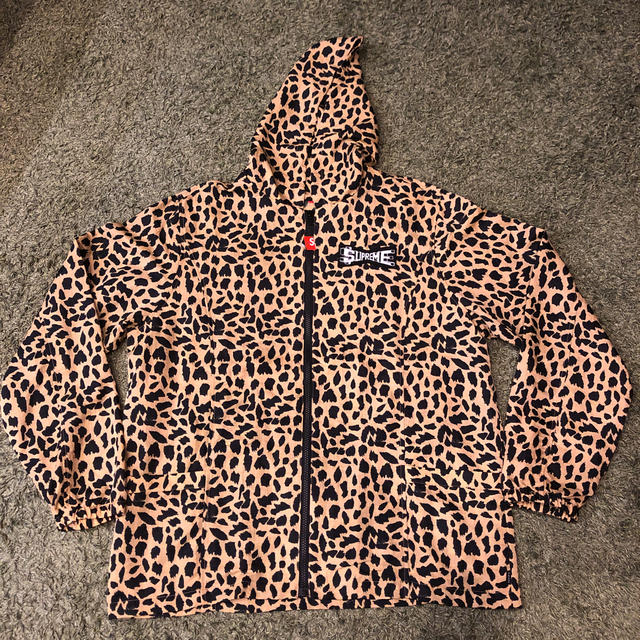 キムタク着用Skew Hooded Nylon Jacket cheetah