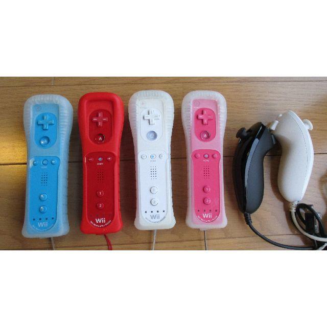 Wii U 本体 + ソフト6本 + タタコン + リモコン7種類 - 家庭用ゲーム機本体