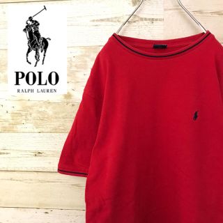 ラルフローレン(Ralph Lauren)の【激レア】ポロバイラルフローレン☆刺繍ロゴ半袖Tシャツ鹿の子カットソー(Tシャツ/カットソー(半袖/袖なし))