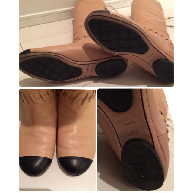 CHANEL(シャネル)のシャネル レースアップブーツ レディースの靴/シューズ(ブーツ)の商品写真