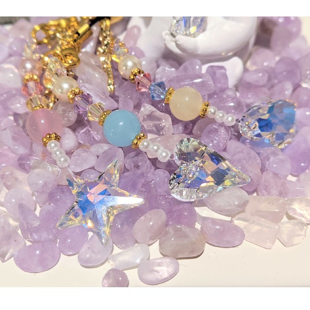 SWAROVSKI(スワロフスキー)の売り切れ🦄🦄🦄🦄🦄 ハンドメイドのアクセサリー(キーホルダー/ストラップ)の商品写真