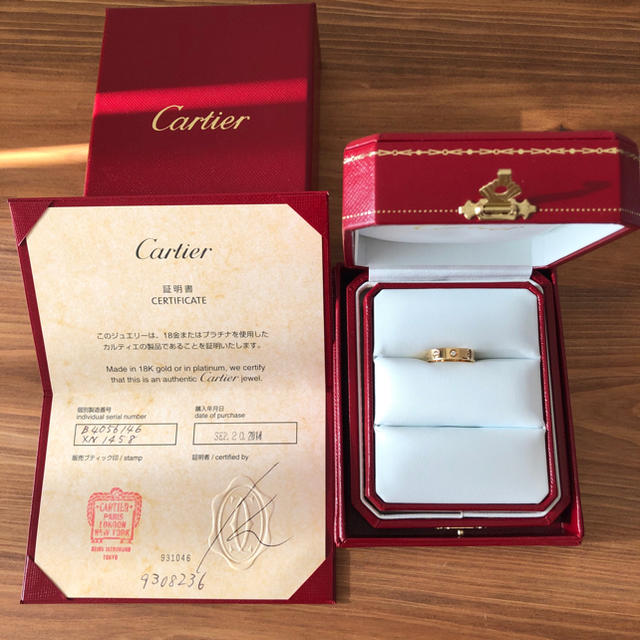 Cartier - Cartier カルティエ ラブリング 1Pダイヤの通販 by MAAAYA's