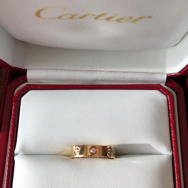 Cartier(カルティエ)のCartier カルティエ ラブリング 1Pダイヤ レディースのアクセサリー(リング(指輪))の商品写真