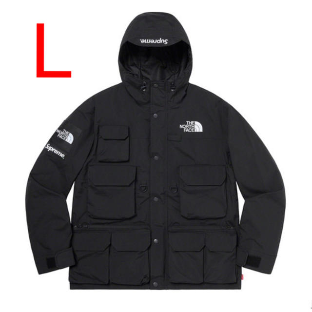 Largeカラー【L】シュプリーム ノースフェイス Cargo Jacket Black 黒