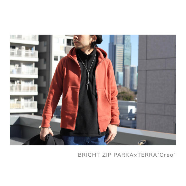 nonnative(ノンネイティブ)のカーリー　curly  パーカー　BRIGHT ZIP PAKA 2019SS メンズのトップス(パーカー)の商品写真