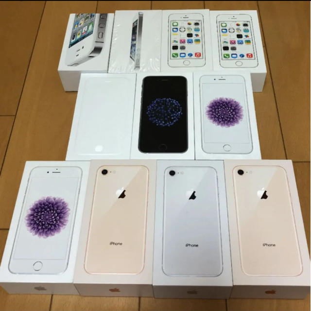 Apple(アップル)のiPhone 空箱　11個セット スマホ/家電/カメラのスマートフォン/携帯電話(その他)の商品写真