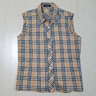 バーバリー(BURBERRY)のバーバリー　ノースリーブブラウスM(シャツ/ブラウス(半袖/袖なし))