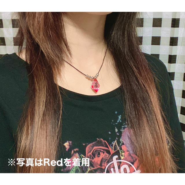 ドラゴン宿る鉱石 ネックレス(Red) ハンドメイドのアクセサリー(ネックレス)の商品写真