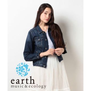 アースミュージックアンドエコロジー(earth music & ecology)の【美品】earth music & ecology USED加工デニムGジャン(Gジャン/デニムジャケット)