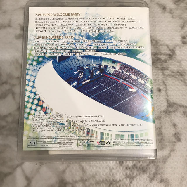 GLAY STADIUM LIVE2012 THE SUITE ROOM エンタメ/ホビーのDVD/ブルーレイ(ミュージック)の商品写真