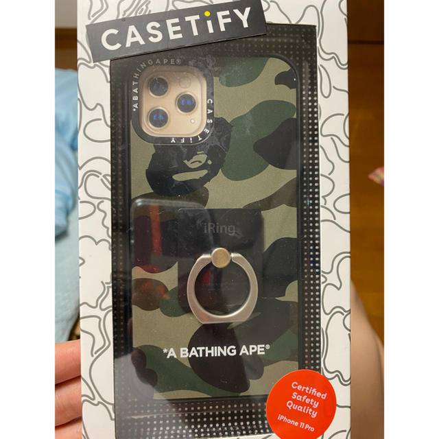 A BATHING APE(アベイシングエイプ)のiPhone11pro casetify ape  ケース　iPhone スマホ/家電/カメラのスマホアクセサリー(iPhoneケース)の商品写真