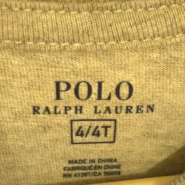 POLO RALPH LAUREN(ポロラルフローレン)のポロ ラルフローレン Tシャツ 4T 110cm 未使用 キッズ/ベビー/マタニティのキッズ服男の子用(90cm~)(Tシャツ/カットソー)の商品写真