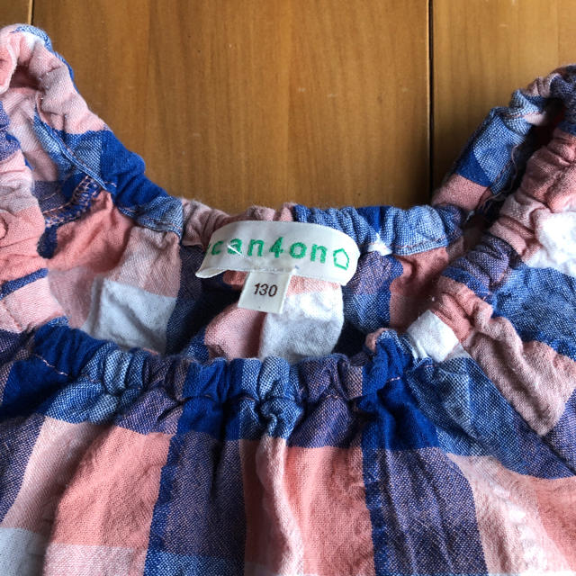 3can4on(サンカンシオン)の値下げ！サンカンシオン　ワンピース　130 キッズ/ベビー/マタニティのキッズ服女の子用(90cm~)(ワンピース)の商品写真