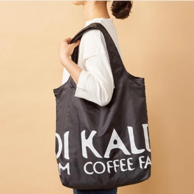 KALDI(カルディ)のカルディ　エコバッグ＆ミニチュアフィギュア レディースのバッグ(エコバッグ)の商品写真