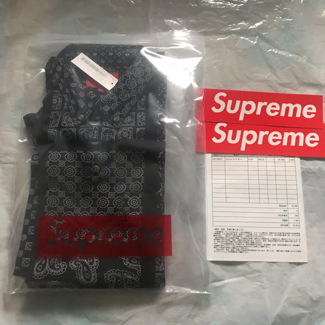 Supreme Paisley Grid Shirt - シャツ