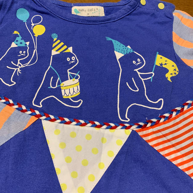 NARUMIYA INTERNATIONAL(ナルミヤ インターナショナル)のバラ売り可！baby cheer Tシャツ 80サイズ キッズ/ベビー/マタニティのベビー服(~85cm)(Ｔシャツ)の商品写真