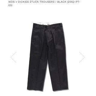 ディッキーズ(Dickies)の定価以下　WDS × DICKIES 2TUCK TROUSERS﻿ BLACK(ワークパンツ/カーゴパンツ)