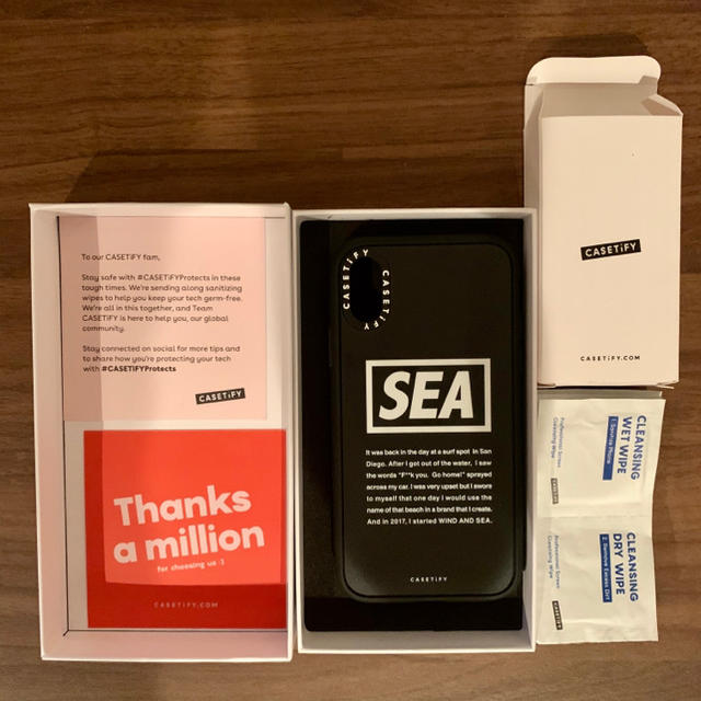 WIND AND SEA CASETiFY iPhone XS おまけ付き-