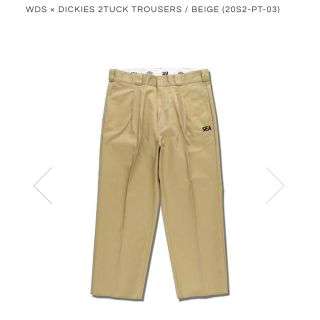 ディッキーズ(Dickies)のWDS × DICKIES 2TUCK TROUSERS﻿ / BEIGE(ワークパンツ/カーゴパンツ)