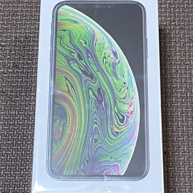 Apple(アップル)の未開封新品：iPhone Xs SIMフリー 256GB スペースグレイ スマホ/家電/カメラのスマートフォン/携帯電話(スマートフォン本体)の商品写真