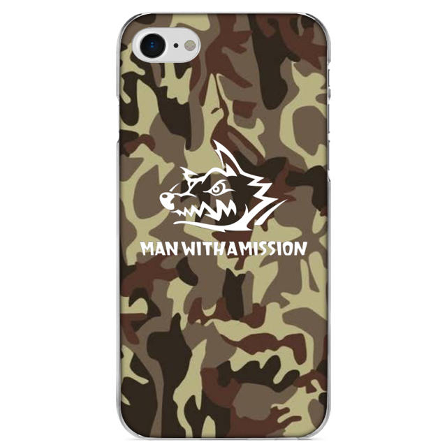 MAN WITH A MISSION(マンウィズアミッション)のManwithaMission マンウィズ iPhone8ケースソフト　カモフラ エンタメ/ホビーのタレントグッズ(ミュージシャン)の商品写真