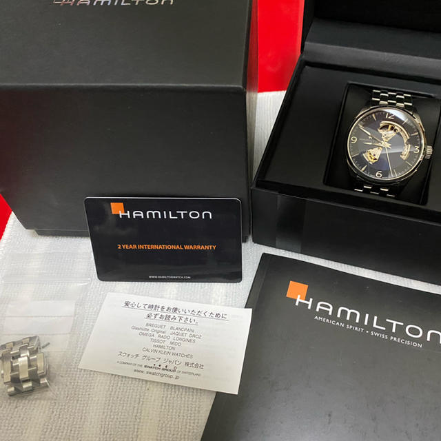 ファッションデザイナー Hamilton ジャズマスター オープンハート