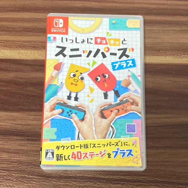 Nintendo Switch(ニンテンドースイッチ)のいっしょにチョキッと スニッパーズ プラス Switch エンタメ/ホビーのゲームソフト/ゲーム機本体(家庭用ゲームソフト)の商品写真