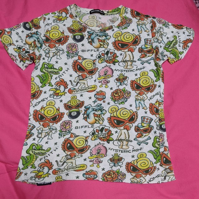 HYSTERIC MINI(ヒステリックミニ)のヒスミニ　Tシャツ キッズ/ベビー/マタニティのキッズ服女の子用(90cm~)(Tシャツ/カットソー)の商品写真