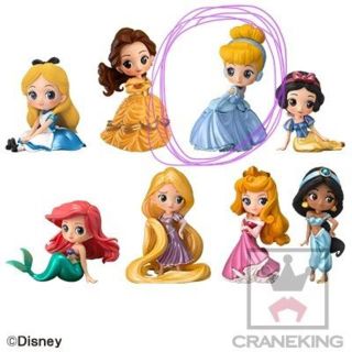 ディズニー(Disney)のシンデレラ フィギュア Qposket ディズニープリンセス(SF/ファンタジー/ホラー)