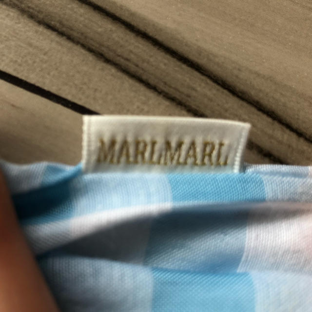 MARLMARLブルマ　ブルーチェック キッズ/ベビー/マタニティのベビー服(~85cm)(パンツ)の商品写真