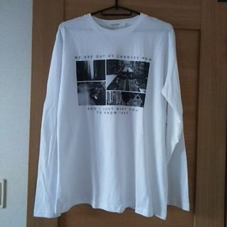 シマムラ(しまむら)のフォトプリントTシャツ(Tシャツ/カットソー(七分/長袖))