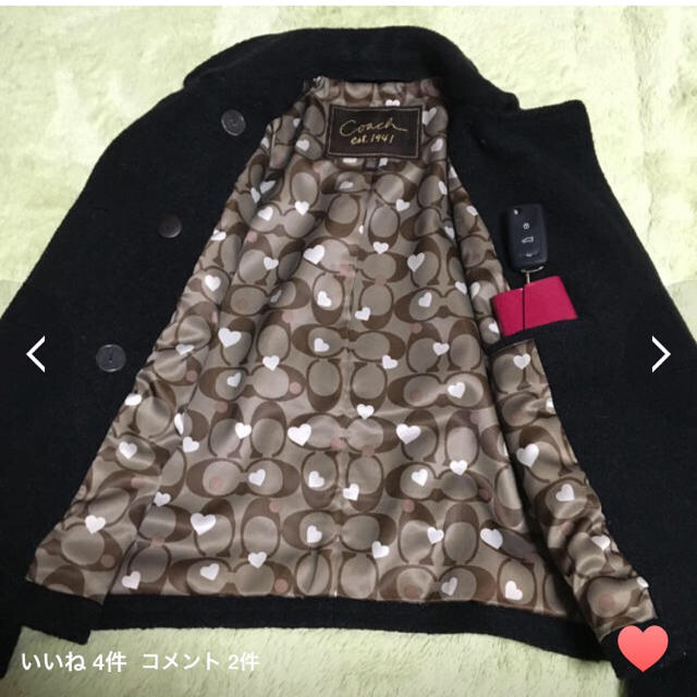 coach❤️上品❤️可愛いPコート❤️-