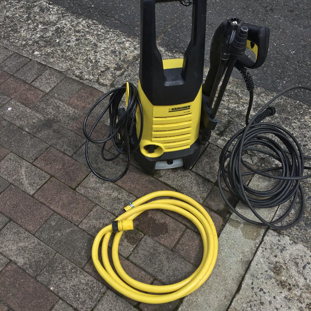 ケルヒャー ：KARCHER 高圧洗浄機　中古品 自動車/バイクの自動車(洗車・リペア用品)の商品写真