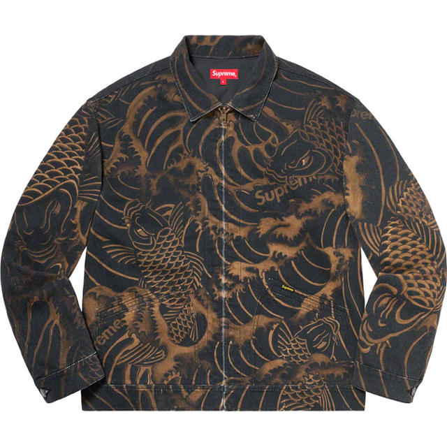 M】supreme Waves Work Jacket black 鯉 | xw000540.ferozo.com