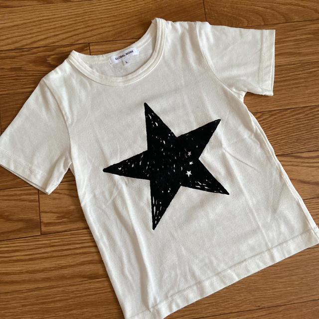 GLOBAL WORK(グローバルワーク)のGLOBAL WARK 120cm 星柄Tシャツ キッズ/ベビー/マタニティのキッズ服女の子用(90cm~)(Tシャツ/カットソー)の商品写真