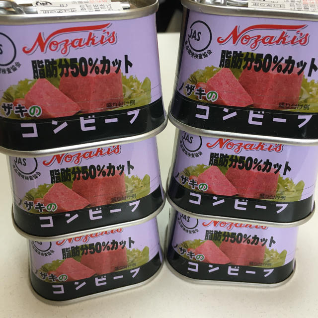 コストコ(コストコ)のノザキ　コービーフ　6缶　調理　料理　おつまみ 食品/飲料/酒の加工食品(缶詰/瓶詰)の商品写真