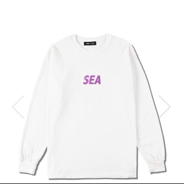 WIND AND SEA ロンT 白 S ウィンダンシー メンズのトップス(Tシャツ/カットソー(七分/長袖))の商品写真