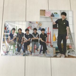 アラシ(嵐)のワクワク学校クリアファイル嵐(アイドルグッズ)