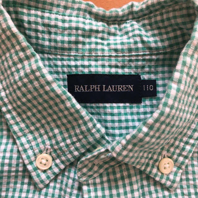 POLO RALPH LAUREN(ポロラルフローレン)のラルフローレン シャツ size110 キッズ/ベビー/マタニティのキッズ服男の子用(90cm~)(ブラウス)の商品写真